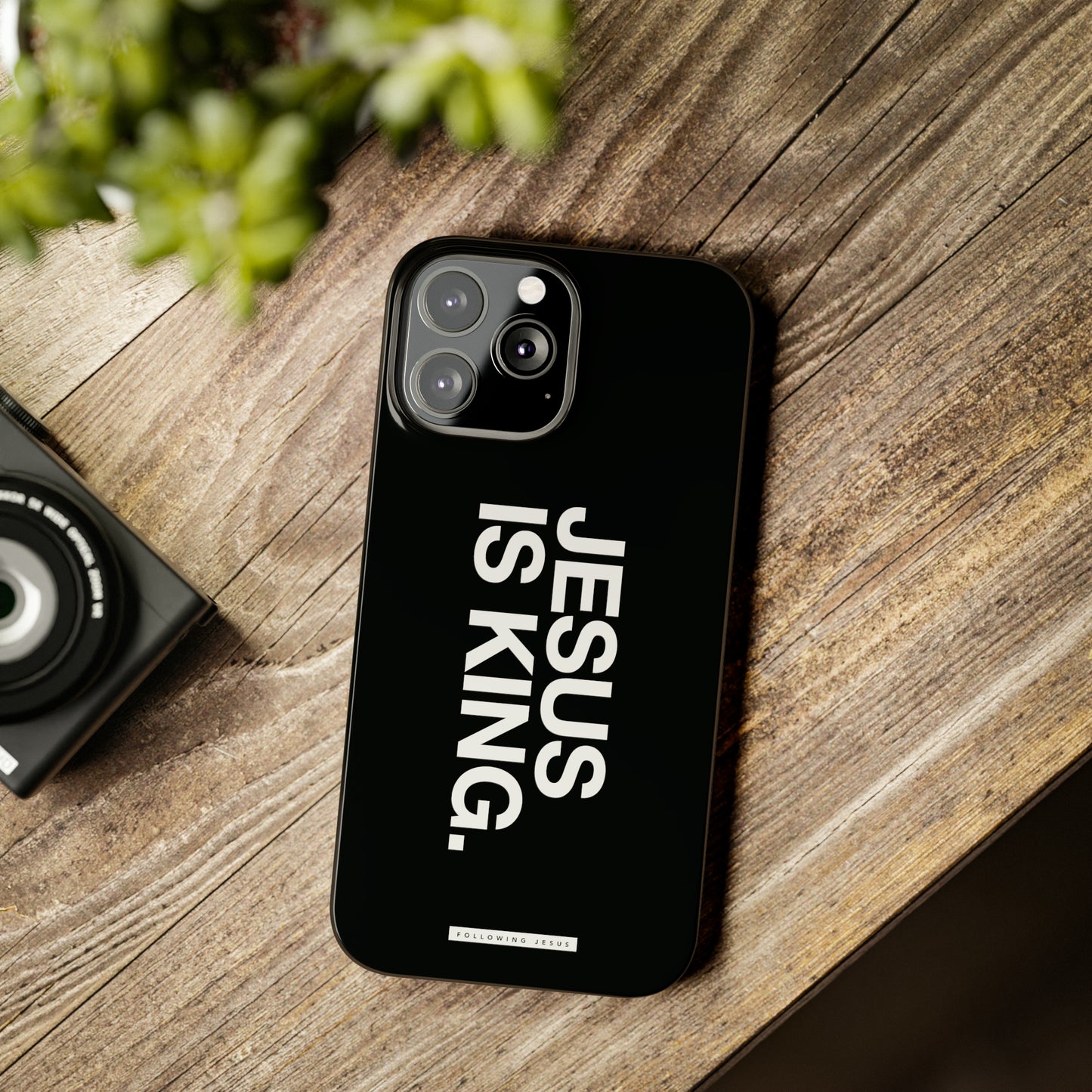 Jesus Is King - Slim iPhone Cases
