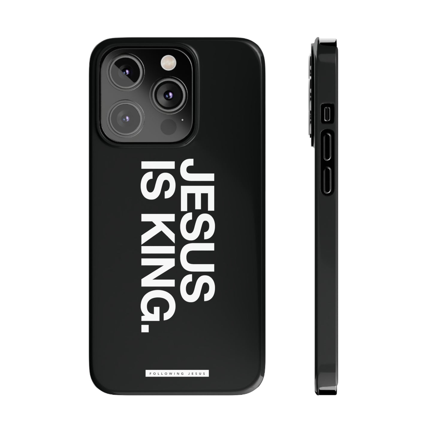 Jesus Is King - Slim iPhone Cases