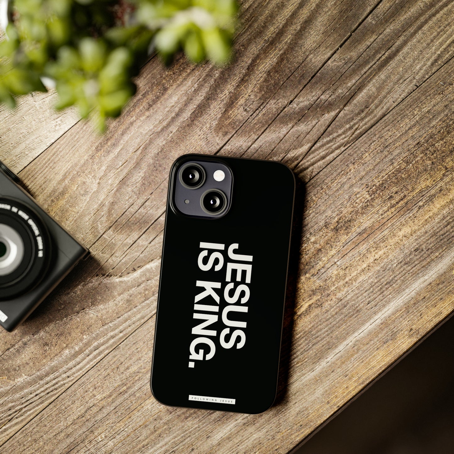 Jesus Is King - Slim iPhone Cases