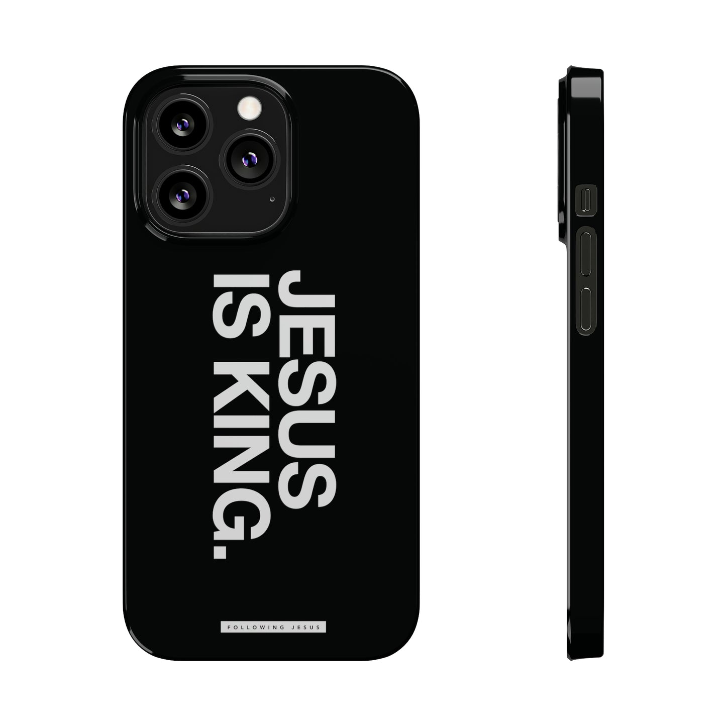 Jesus Is King - Slim iPhone Cases