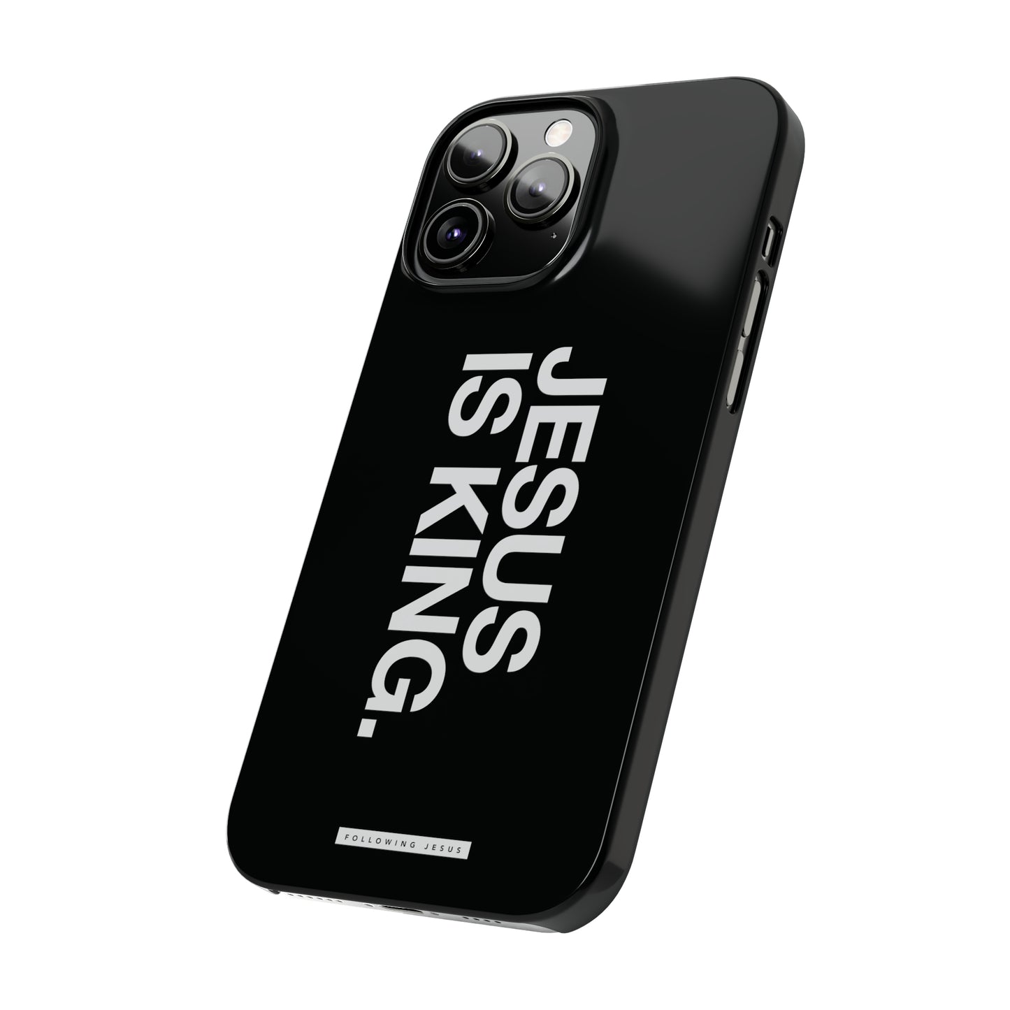 Jesus Is King - Slim iPhone Cases