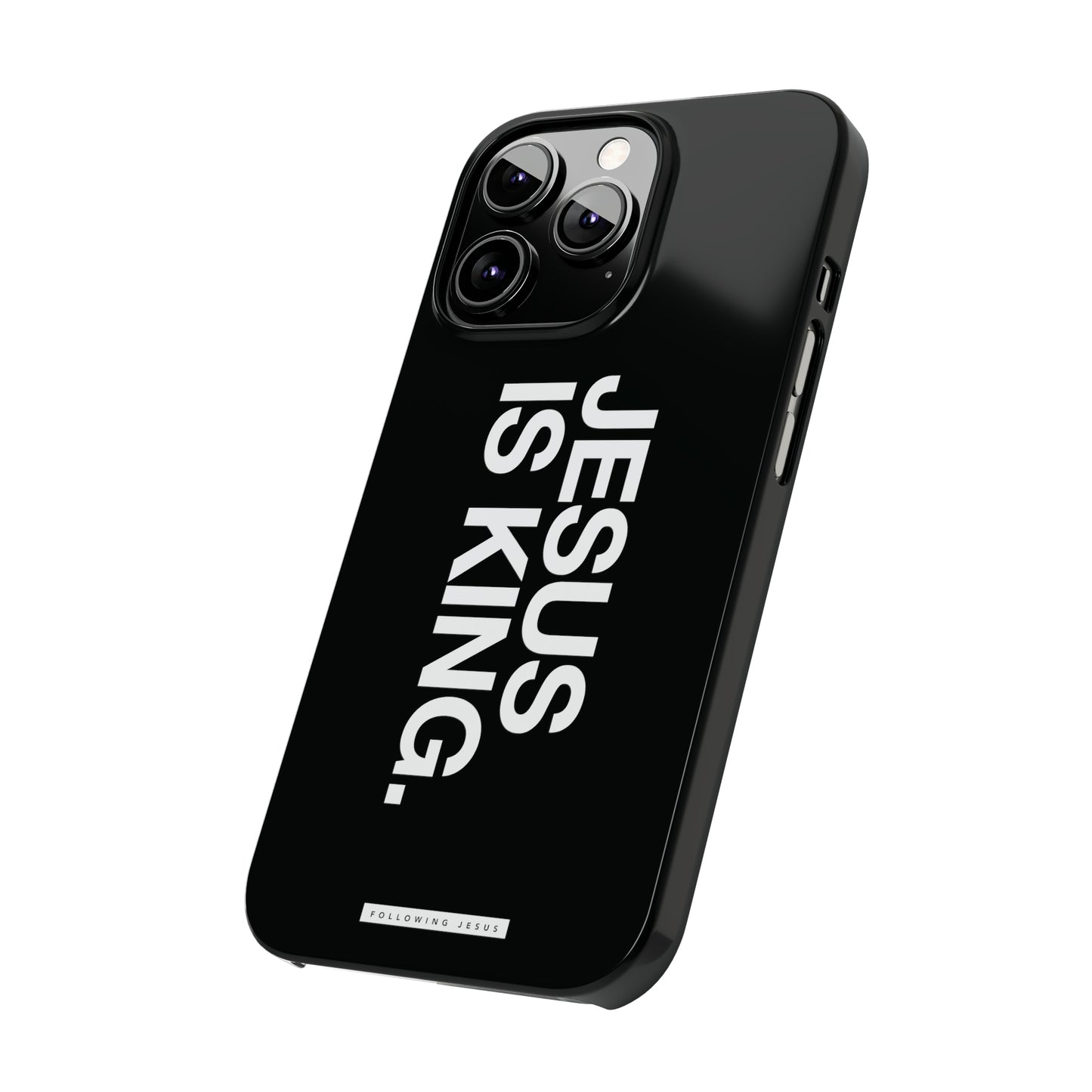 Jesus Is King - Slim iPhone Cases