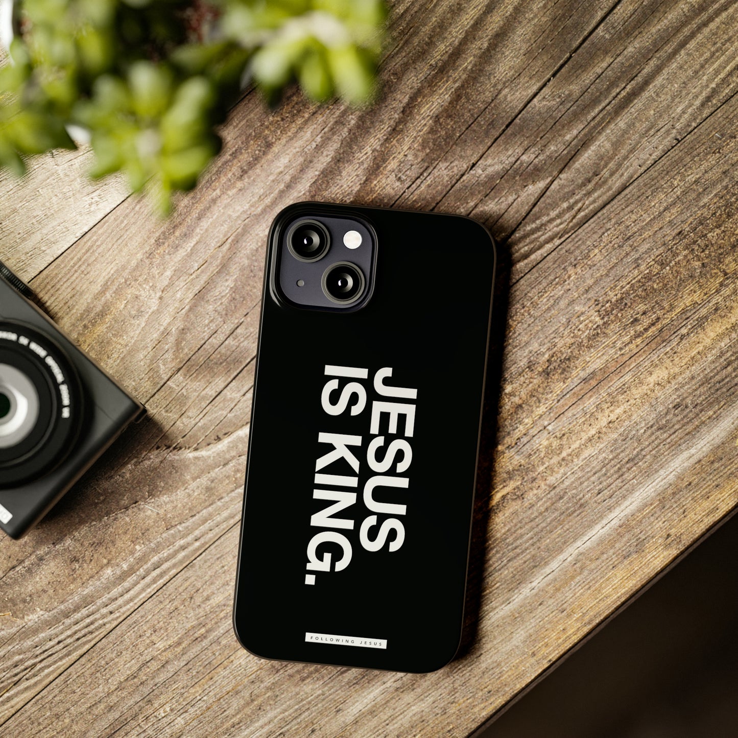 Jesus Is King - Slim iPhone Cases