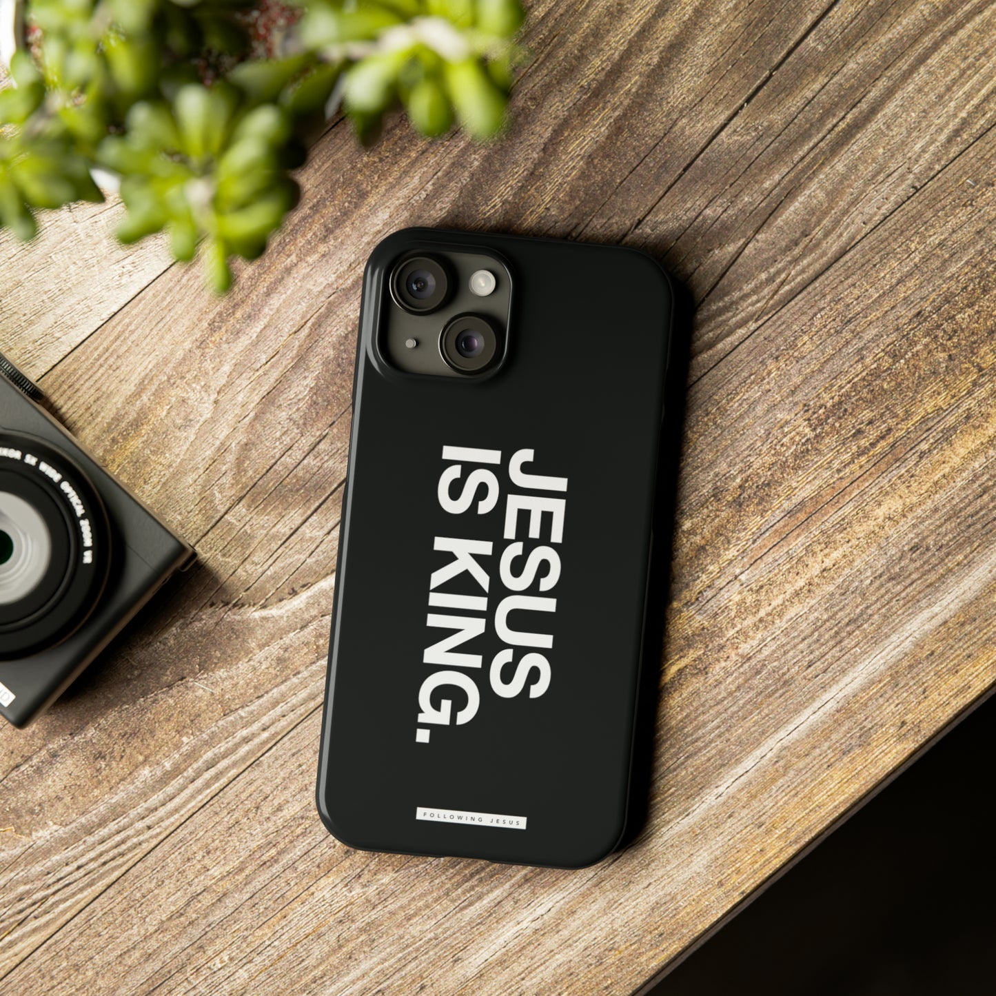 Jesus Is King - Slim iPhone Cases