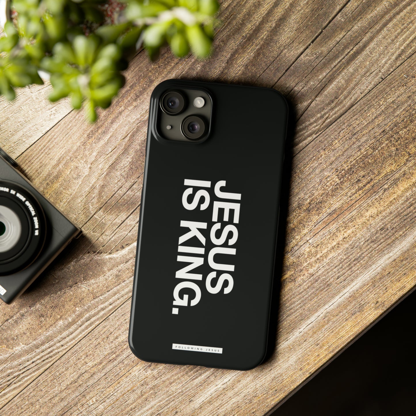 Jesus Is King - Slim iPhone Cases