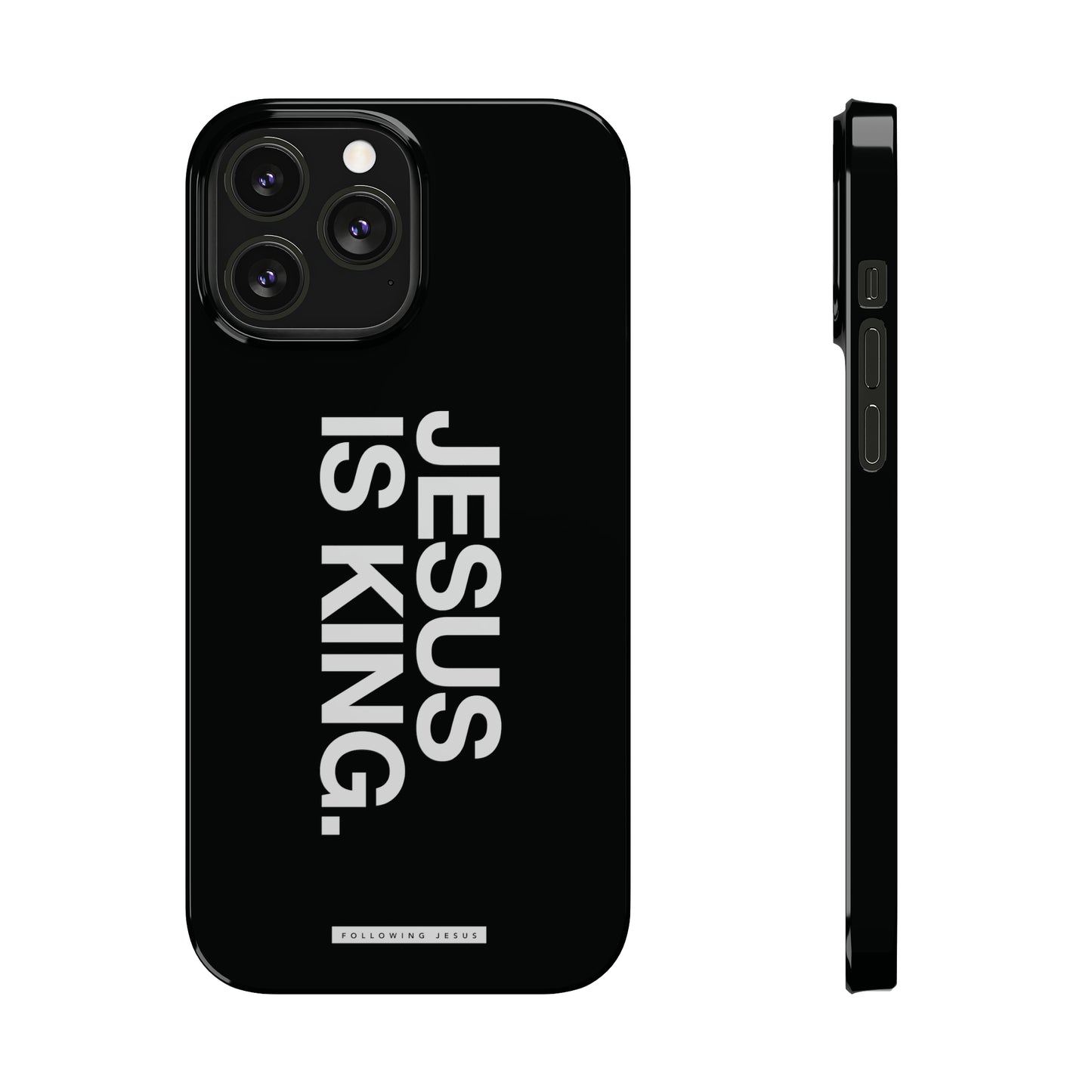 Jesus Is King - Slim iPhone Cases