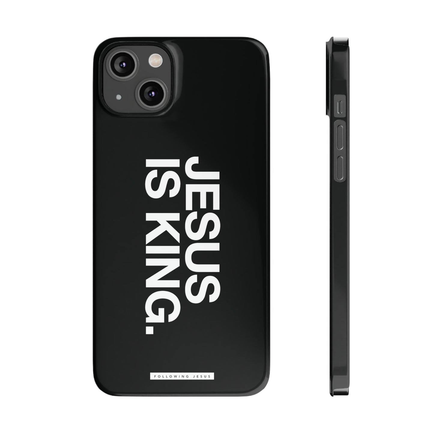Jesus Is King - Slim iPhone Cases