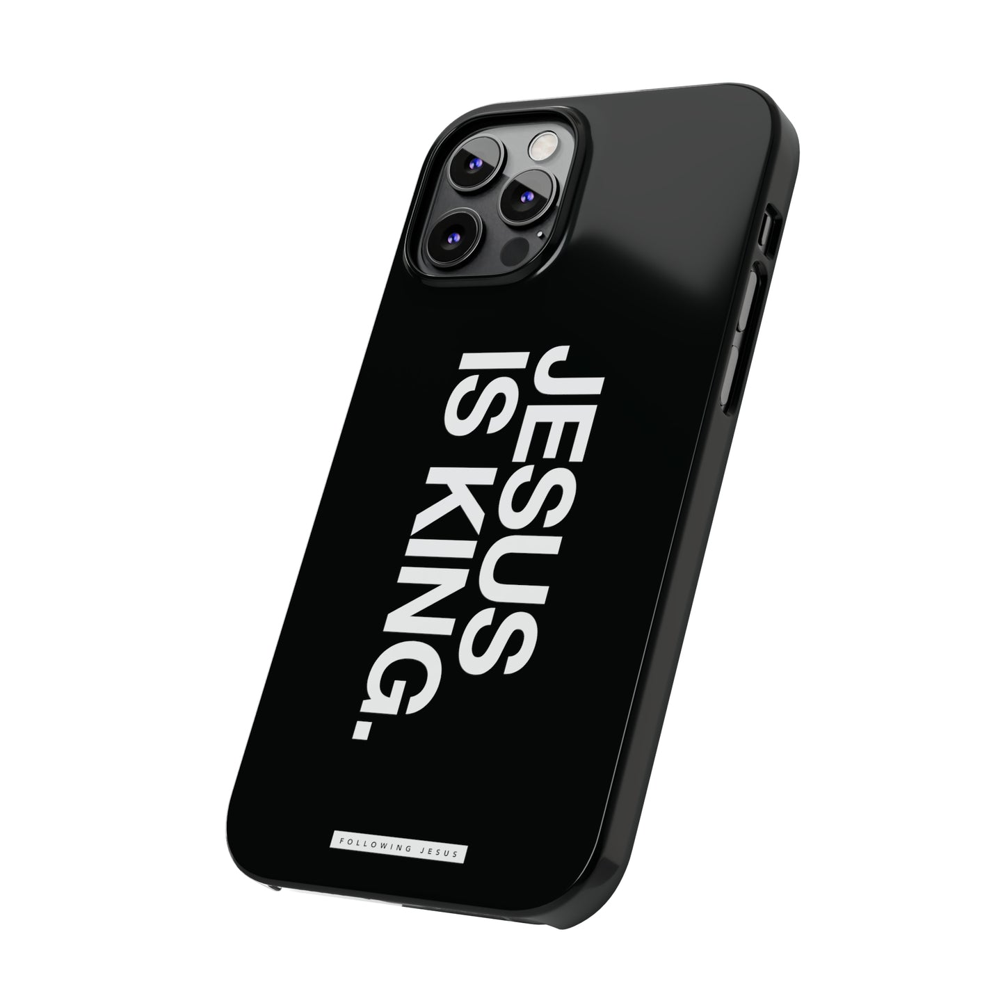 Jesus Is King - Slim iPhone Cases