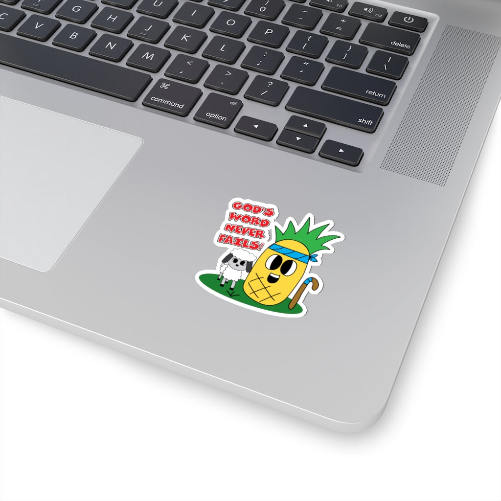 God's Word Never Fails - Sticker | David & Sheepy