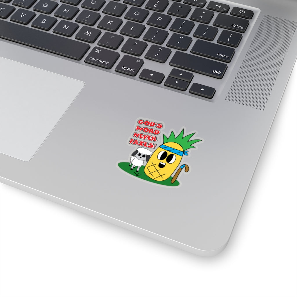 God's Word Never Fails - Sticker | David & Sheepy