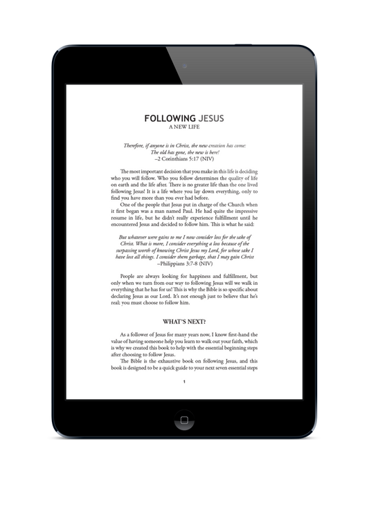 Following Jesus (E-Book)