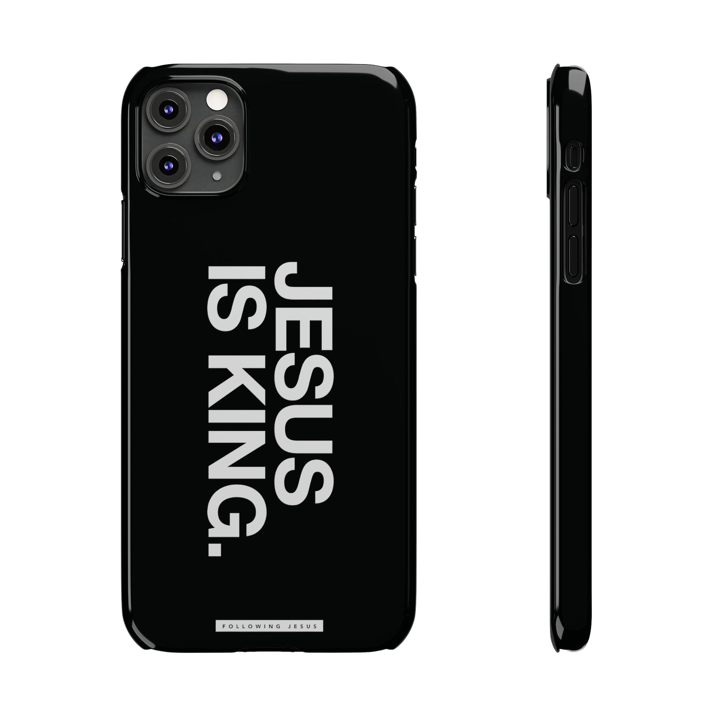 Jesus Is King - Slim iPhone Cases