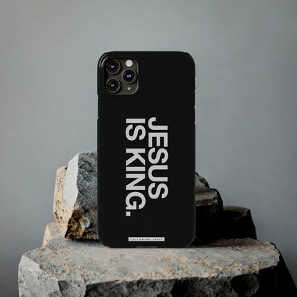 Jesus Is King - Slim iPhone Cases