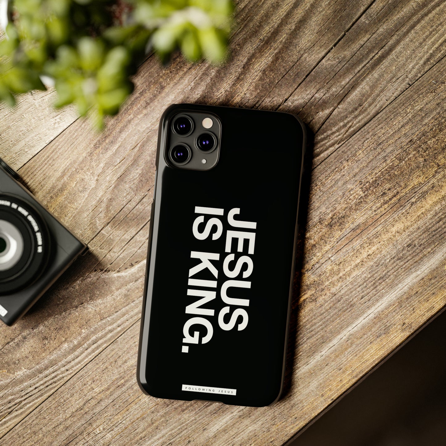 Jesus Is King - Slim iPhone Cases