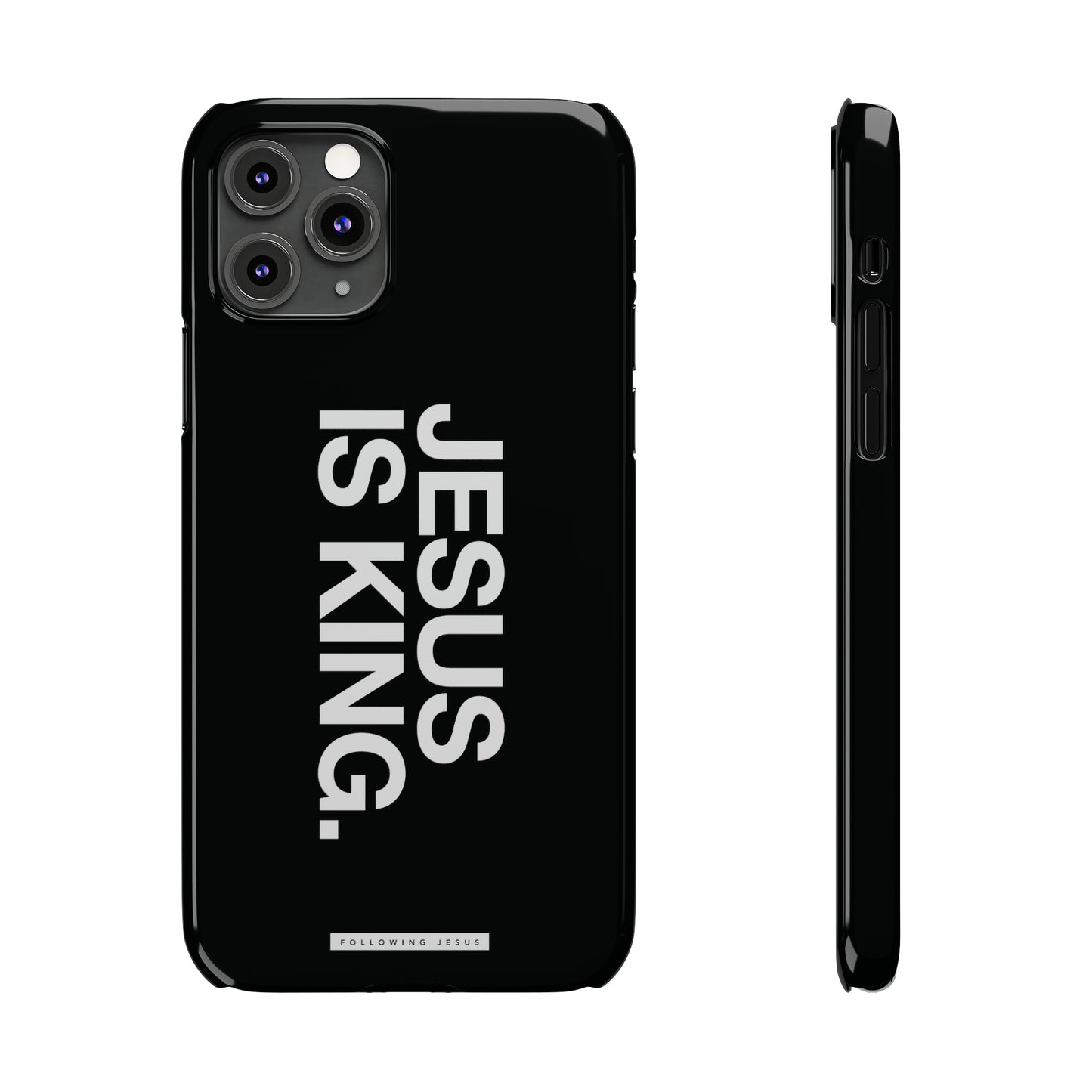 Jesus Is King - Slim iPhone Cases