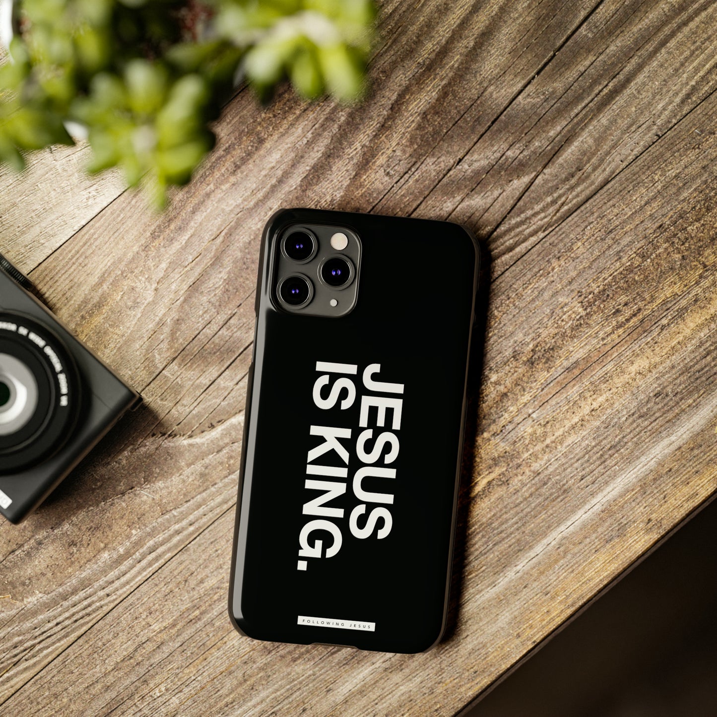 Jesus Is King - Slim iPhone Cases