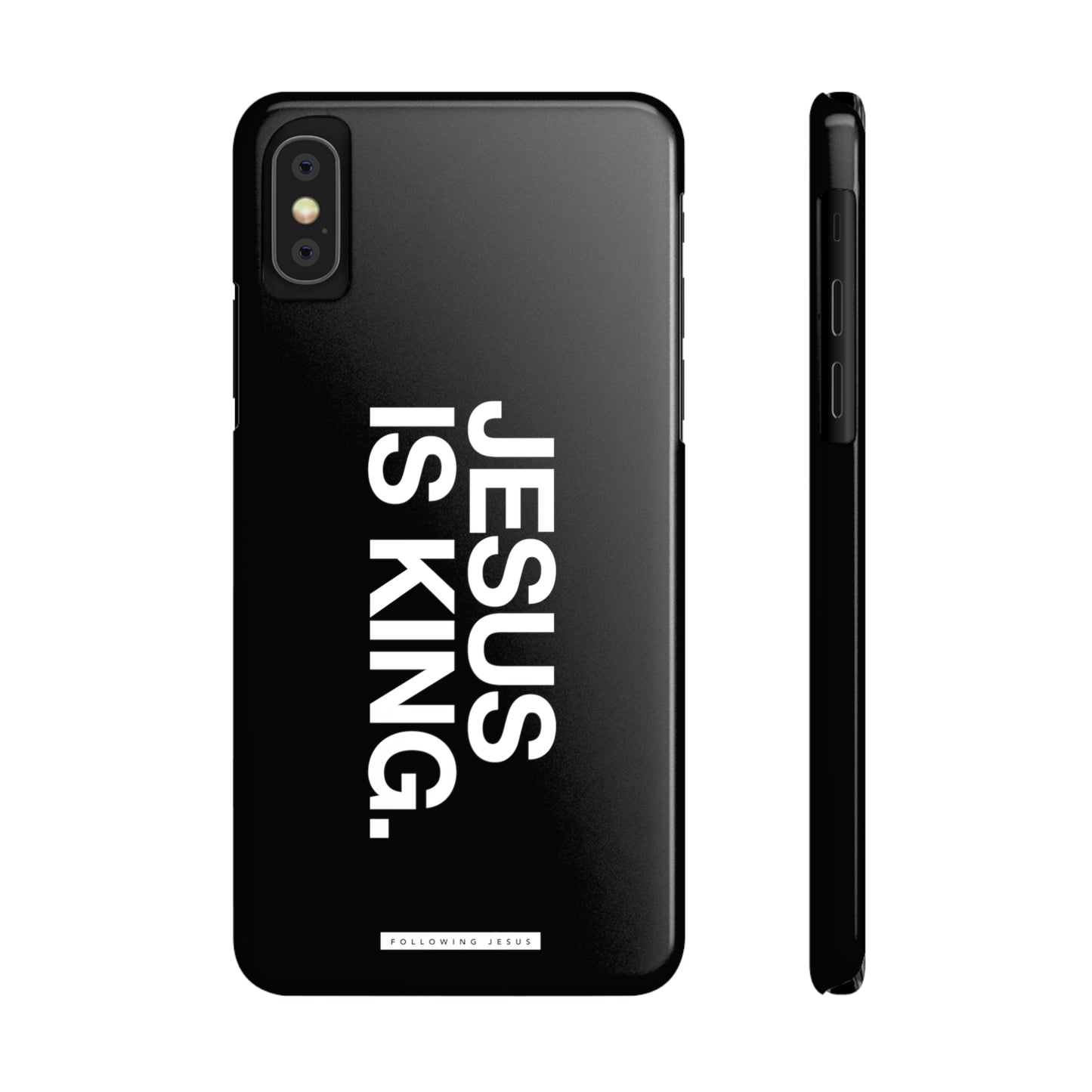 Jesus Is King - Slim iPhone Cases