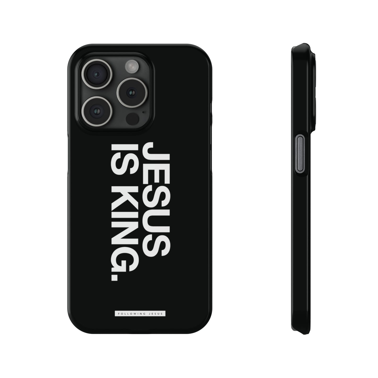 Jesus Is King - Slim iPhone Cases