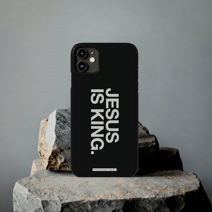 Jesus Is King - Slim iPhone Cases