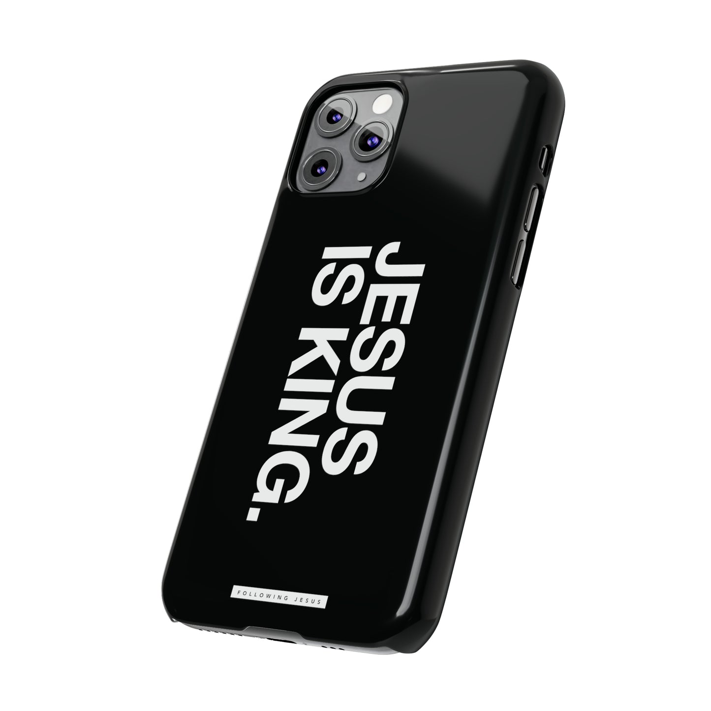 Jesus Is King - Slim iPhone Cases