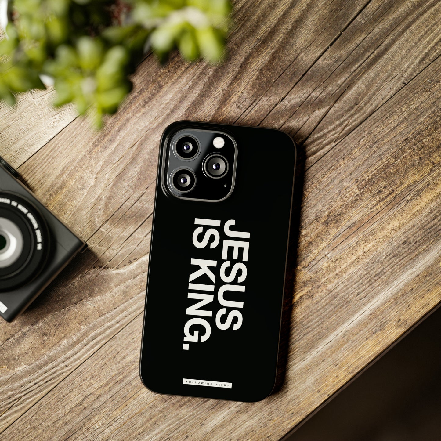 Jesus Is King - Slim iPhone Cases