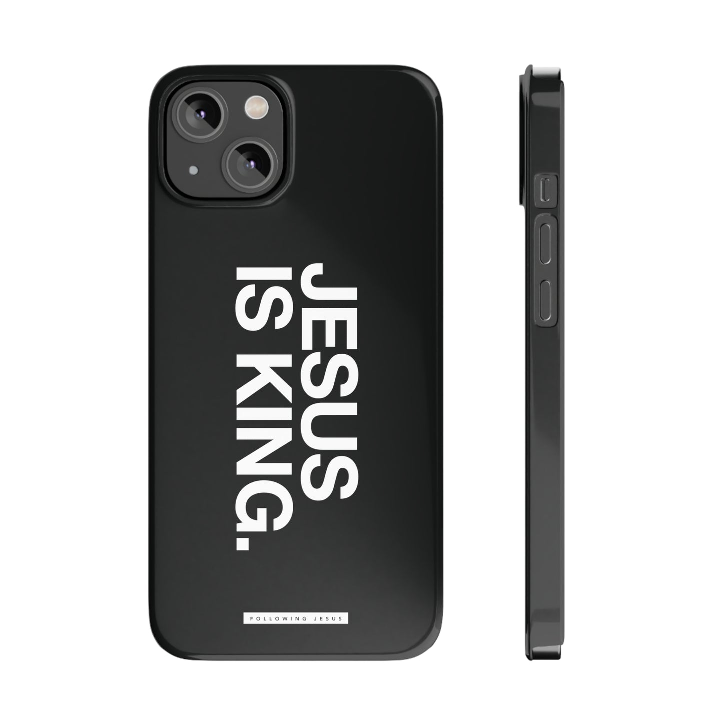 Jesus Is King - Slim iPhone Cases