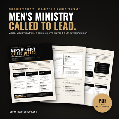 Men's Ministry Strategy: Called to Lead (Free PDF Download)
