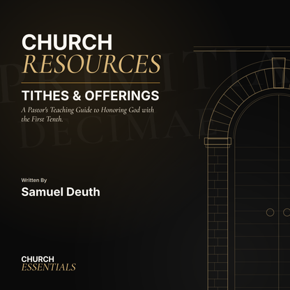 Tithes & Offerings: Pastor's Teaching Guide (Printable PDF)