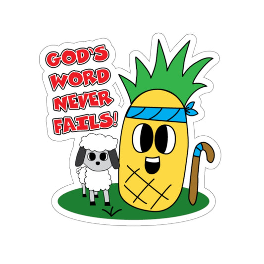 God's Word Never Fails - Sticker  | David & Sheepy
